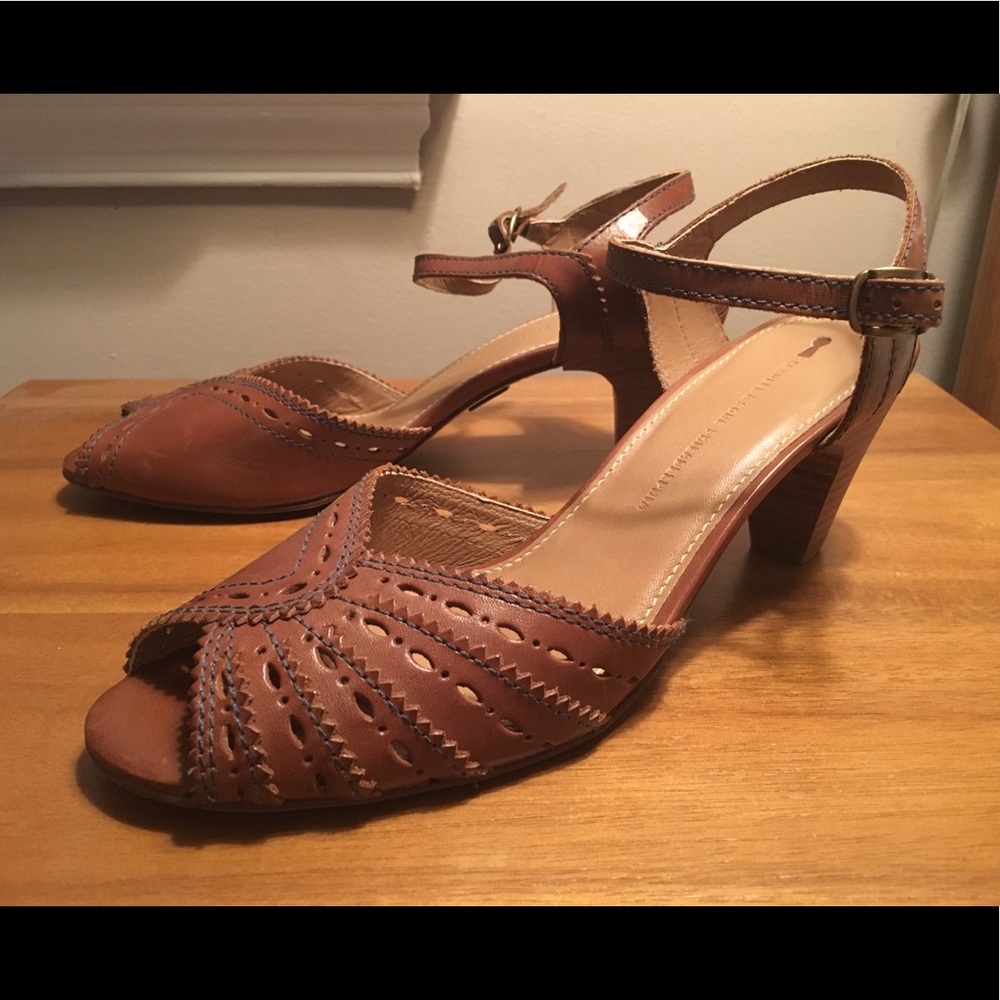 Sz 8 Anthropologie leather sandals